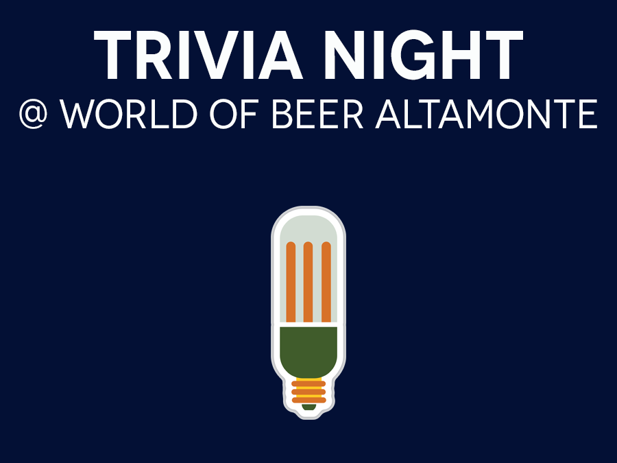 Trivia Night with Playalinda Brewing Company @ World of Beer Altamonte